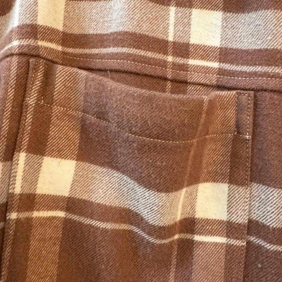 Mauve Plaid Shacket - Picture 4 of 6